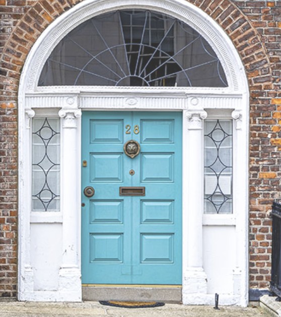 A Georgian door in Dublin
